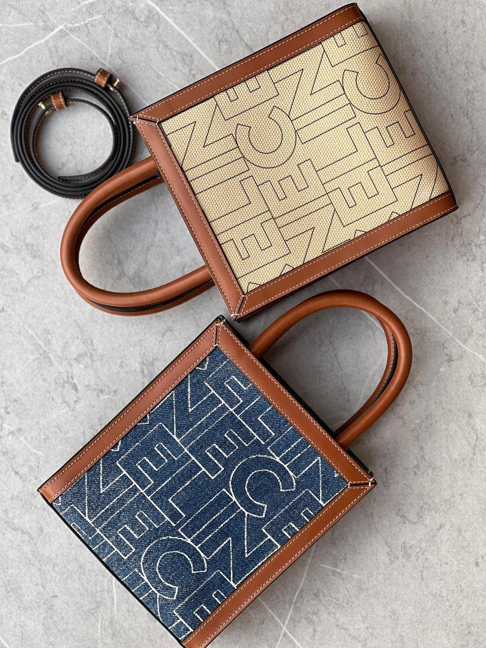 CELINE MINI TRIOMPHE VERTICAL CABAS TOTE BAG