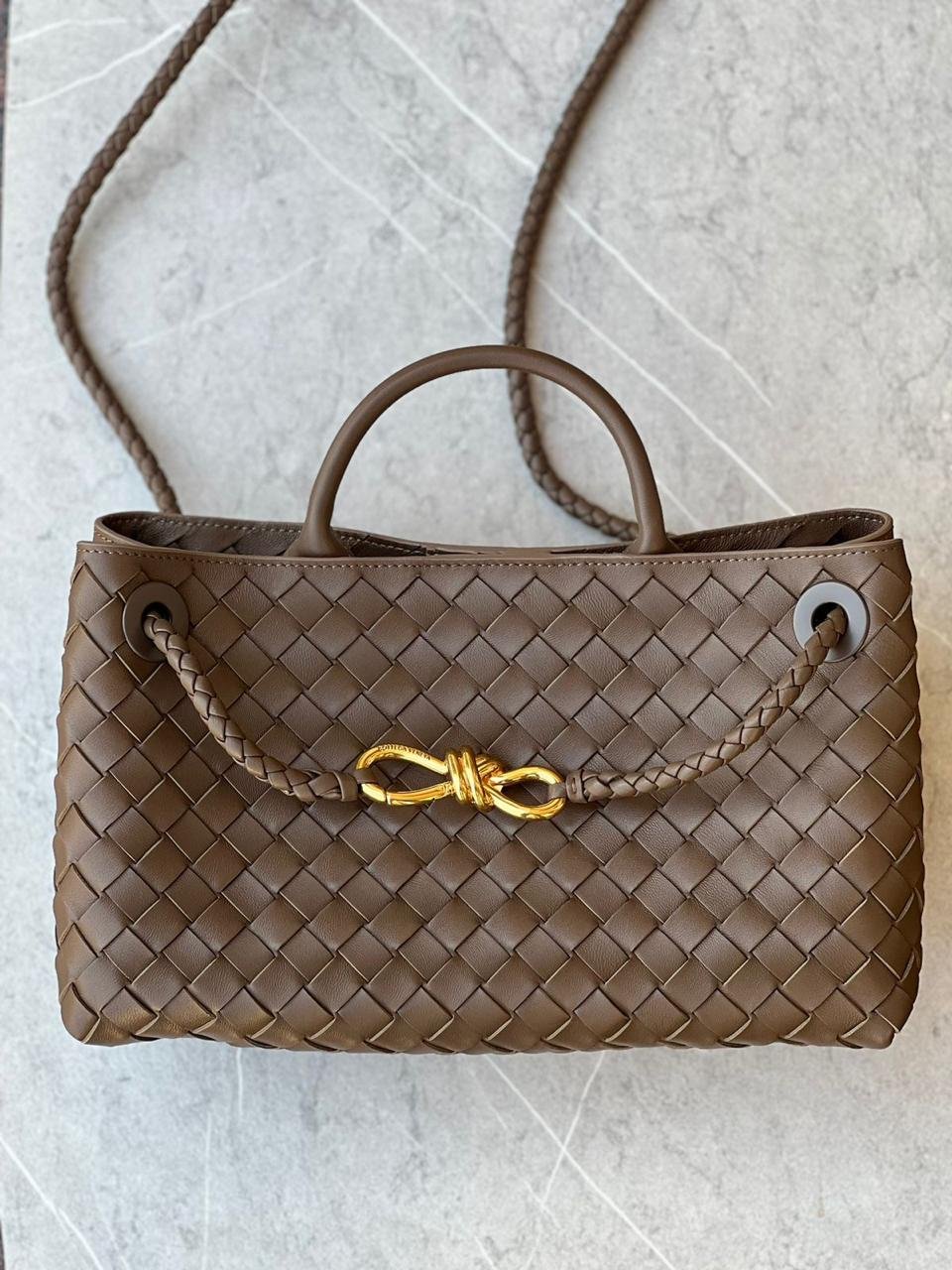 BOTTEGA VENETA SMALL ANDIAMO EAST WEST-BAG