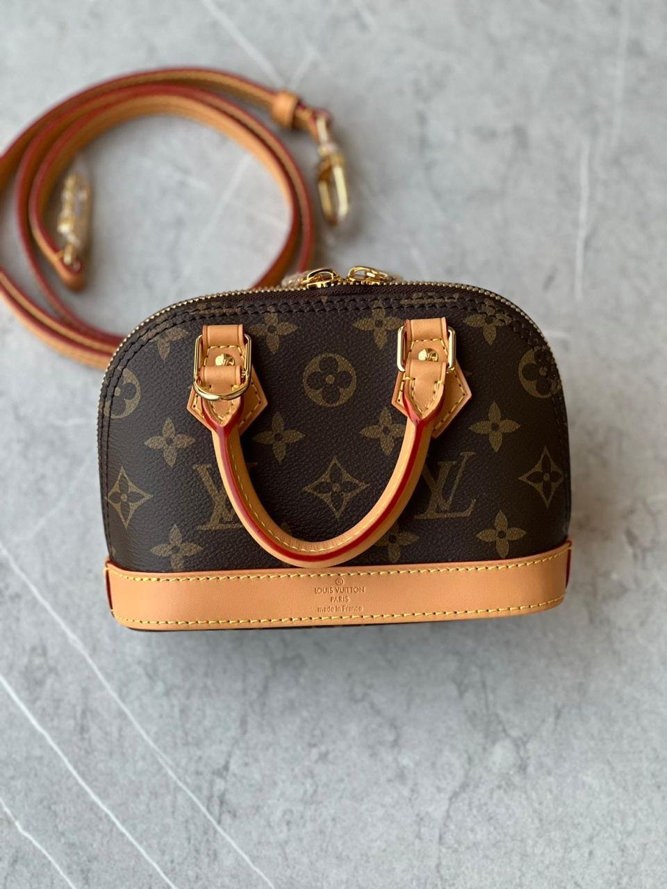 LOUIS VUITTON ALMA NANO SIZE