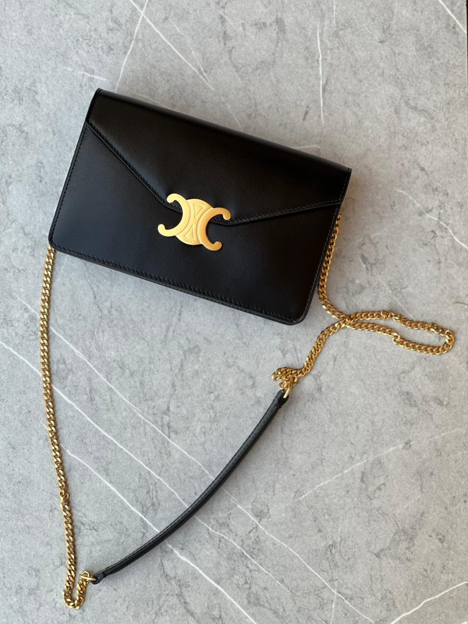 CELINE TRIOMHPHE CLUTCH BAG