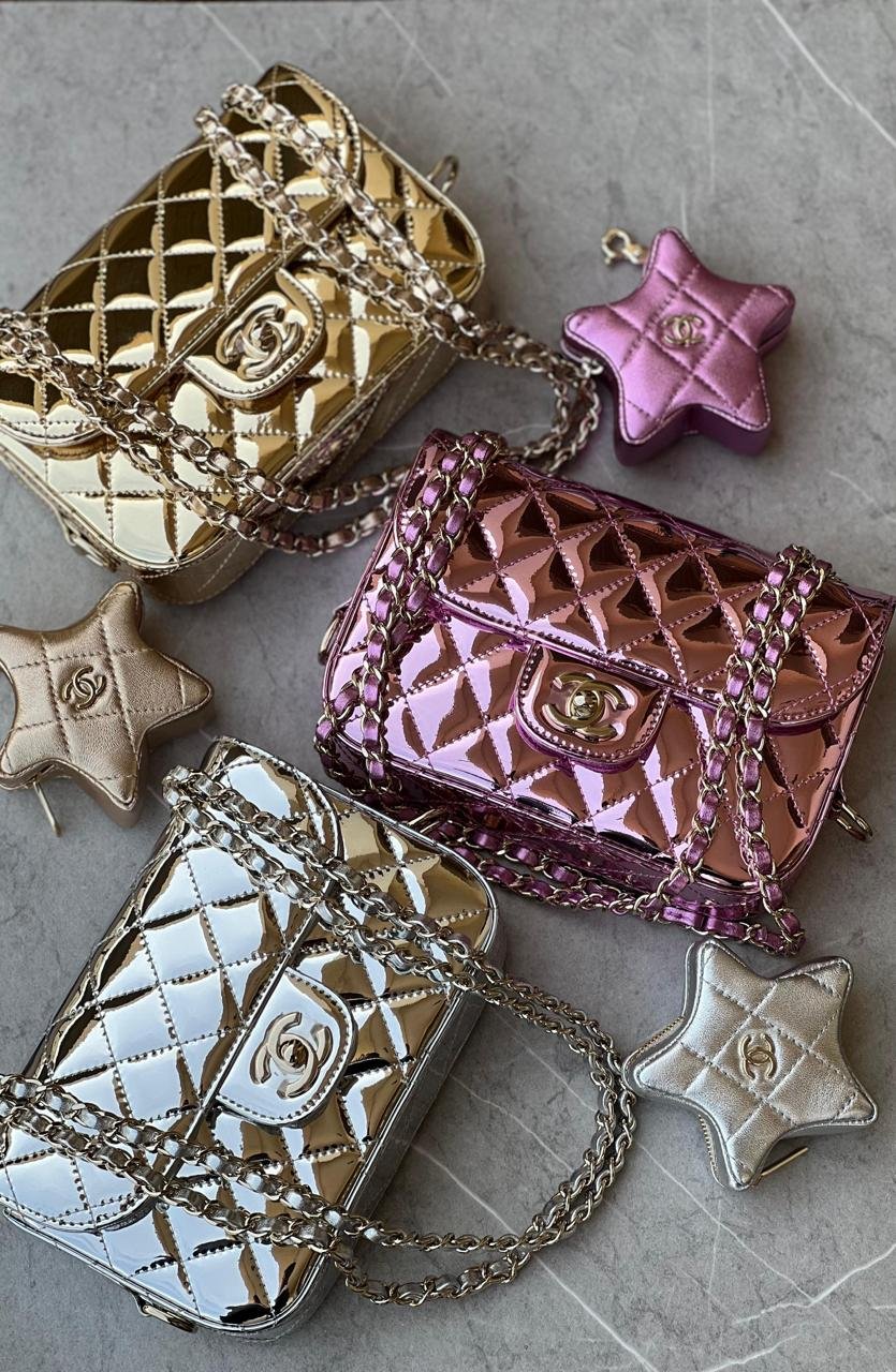 CHANEL MINI FLAP BAG & STAR COIN PURSE