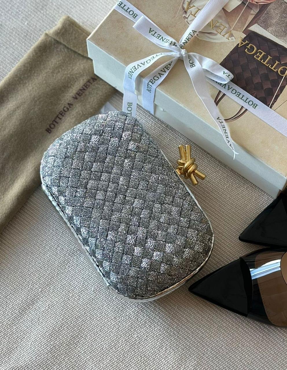 BOTTEGA CLUTCH - 19CM