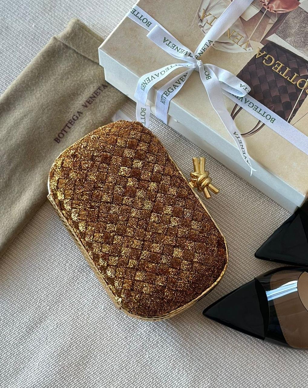 BOTTEGA CLUTCH - 19CM