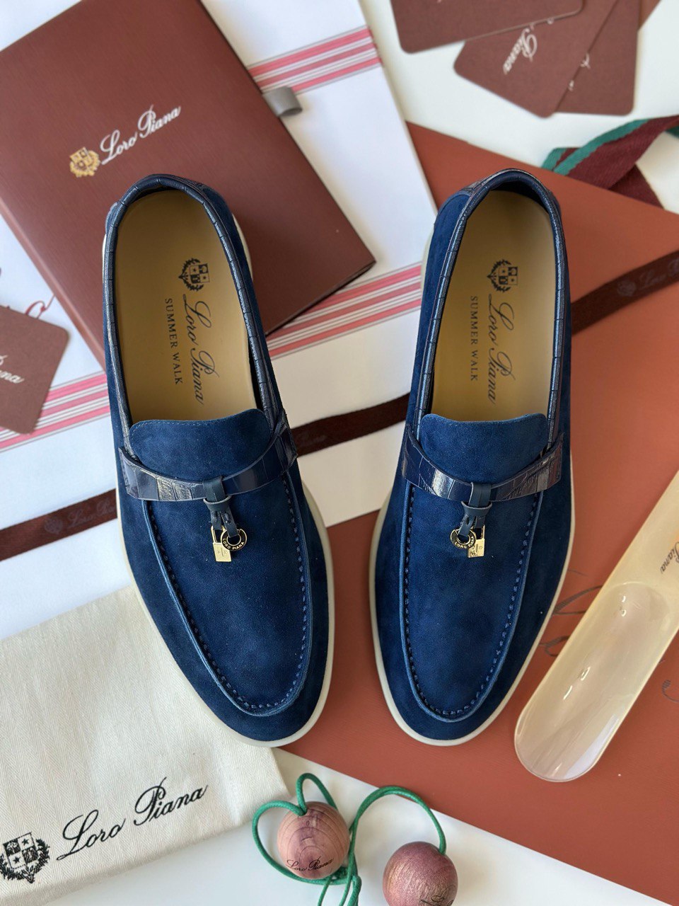 LORO PIANA HALF CROCODILE