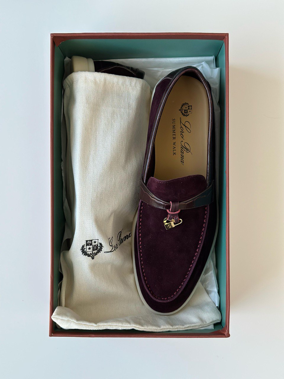 LORO PIANA HALF CROCODILE