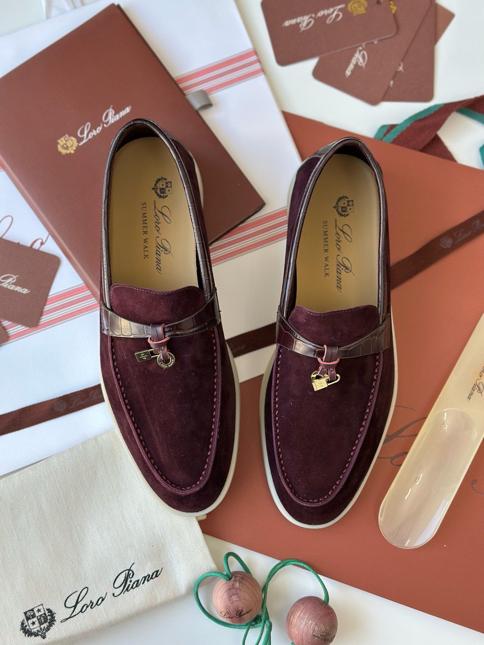 LORO PIANA HALF CROCODILE