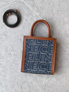 CELINE MINI TRIOMPHE VERTICAL CABAS TOTE BAG