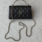 CHANEL 23P KELLY CLUTCH WITH CHAIN