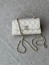 CHANEL 23P KELLY CLUTCH WITH CHAIN