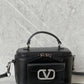 VALENTINO GARAVANI MINI LOCÓ EMBELLISHED SHOULDER BAG VANITY