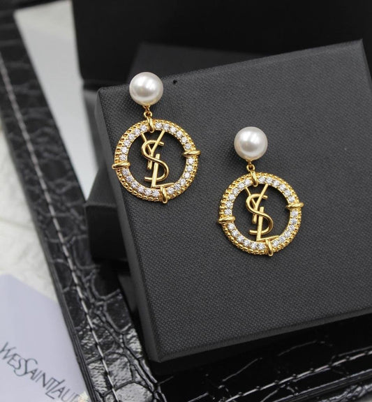 YVES SAINT LAURENT ACCESSORIES EARRING YSL