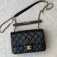 CHANEL 23A WOOD HANDLE FLAP BAG
