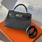 HERMES MINI KELLY OSTRICH 20CM