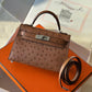 HERMES MINI KELLY OSTRICH 20CM
